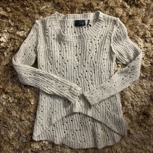 - LINE KNITWEAR HIGH LOW SWEATER -